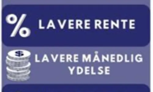 Fordele ved samlelån Fordele ved samlelån